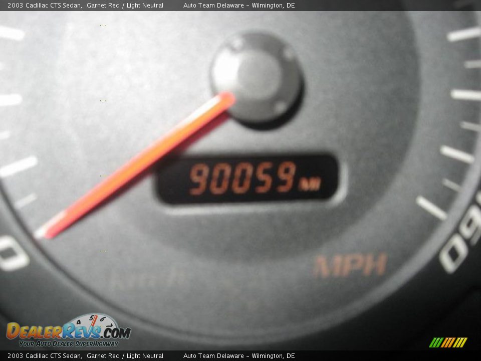 2003 Cadillac CTS Sedan Garnet Red / Light Neutral Photo #14