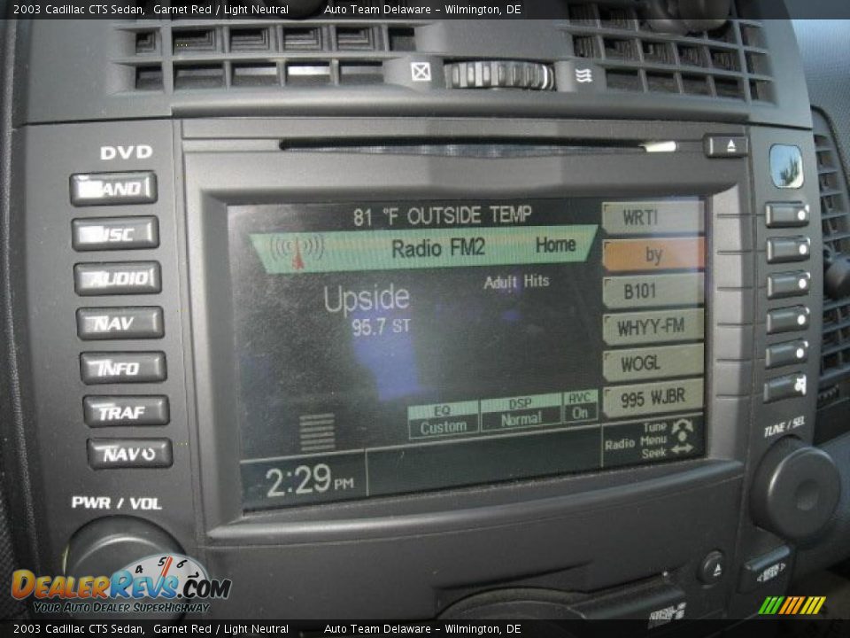 2003 Cadillac CTS Sedan Garnet Red / Light Neutral Photo #16