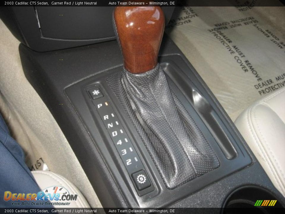 2003 Cadillac CTS Sedan Garnet Red / Light Neutral Photo #18
