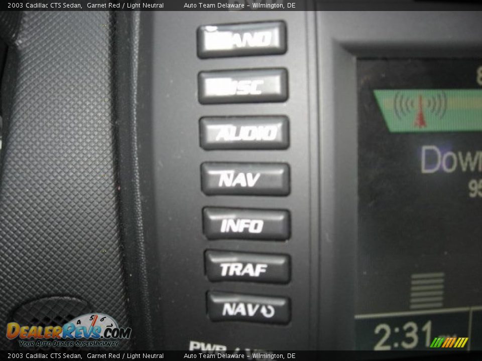 2003 Cadillac CTS Sedan Garnet Red / Light Neutral Photo #31