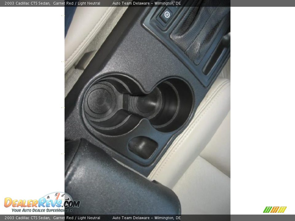 2003 Cadillac CTS Sedan Garnet Red / Light Neutral Photo #35