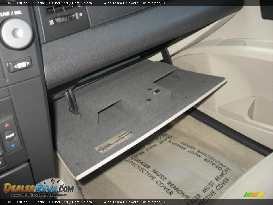 2003 Cadillac CTS Sedan Garnet Red / Light Neutral Photo #36