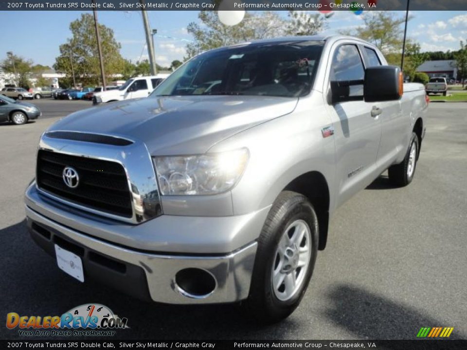 2007 Toyota Tundra SR5 Double Cab Silver Sky Metallic / Graphite Gray Photo #1