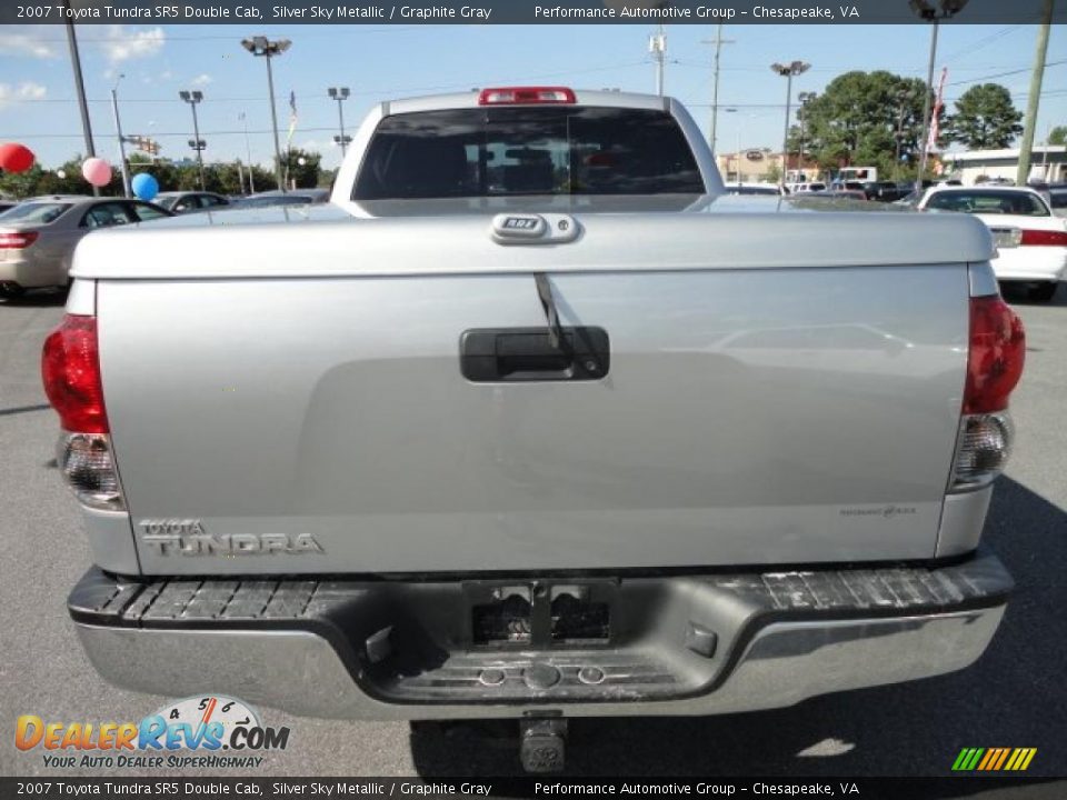 2007 Toyota Tundra SR5 Double Cab Silver Sky Metallic / Graphite Gray Photo #4