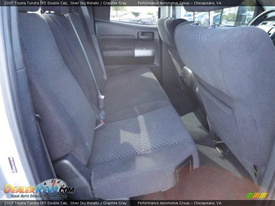 2007 Toyota Tundra SR5 Double Cab Silver Sky Metallic / Graphite Gray Photo #9