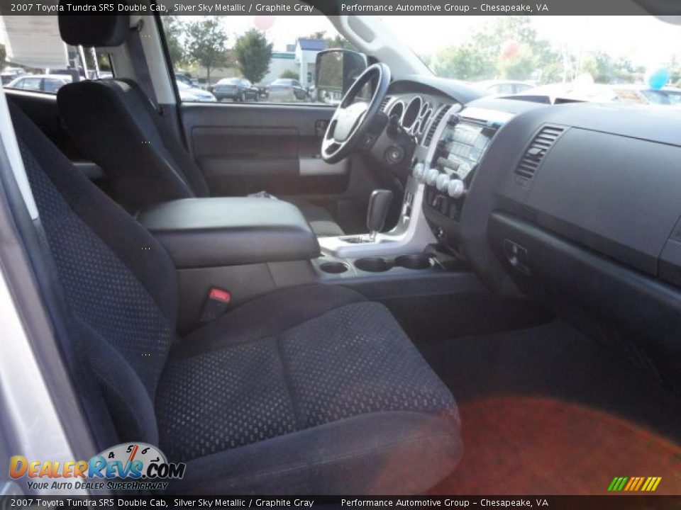2007 Toyota Tundra SR5 Double Cab Silver Sky Metallic / Graphite Gray Photo #11