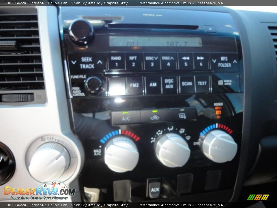 2007 Toyota Tundra SR5 Double Cab Silver Sky Metallic / Graphite Gray Photo #12