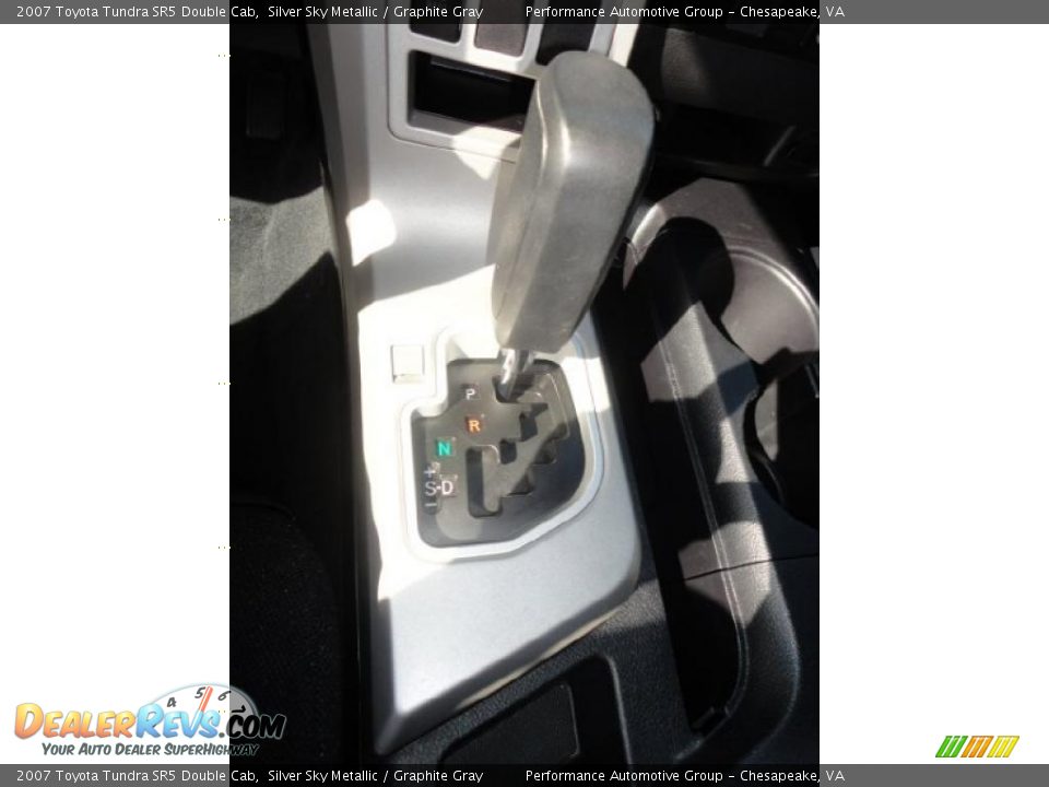 2007 Toyota Tundra SR5 Double Cab Silver Sky Metallic / Graphite Gray Photo #13