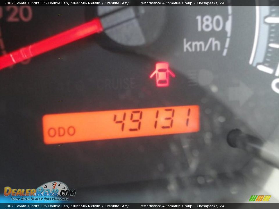 2007 Toyota Tundra SR5 Double Cab Silver Sky Metallic / Graphite Gray Photo #14