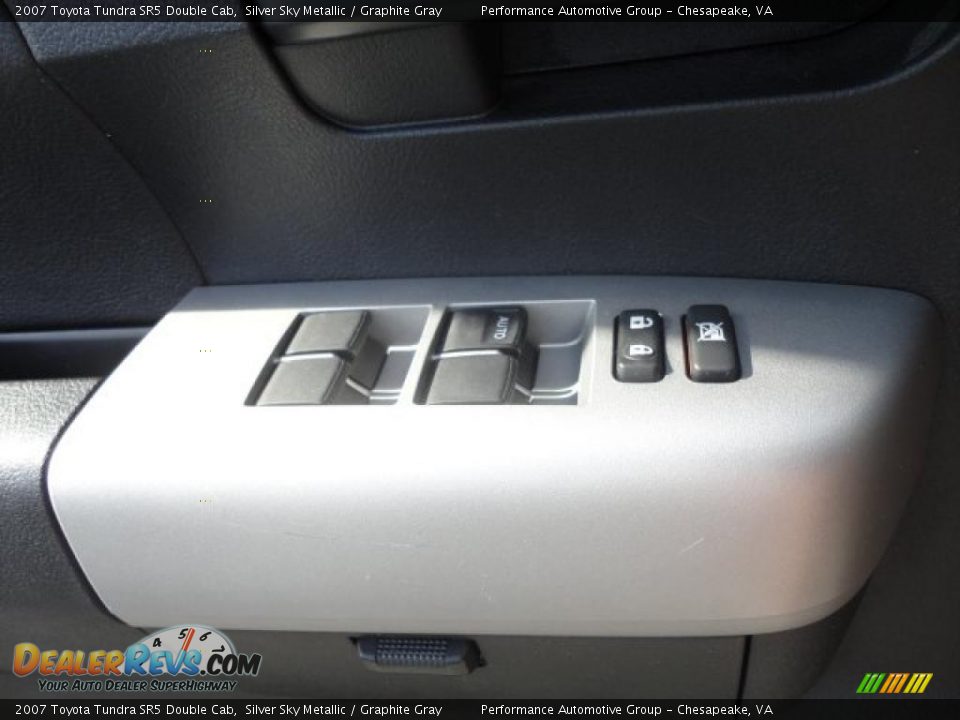 2007 Toyota Tundra SR5 Double Cab Silver Sky Metallic / Graphite Gray Photo #15