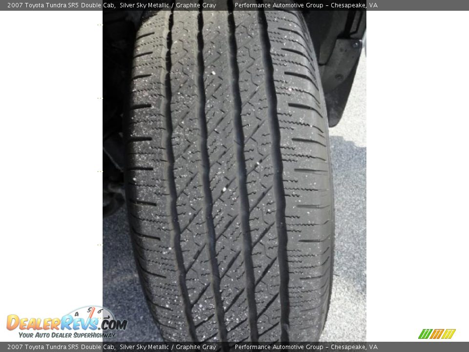 2007 Toyota Tundra SR5 Double Cab Silver Sky Metallic / Graphite Gray Photo #17