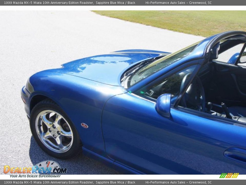 1999 Mazda MX-5 Miata 10th Anniversary Edition Roadster Sapphire Blue Mica / Black Photo #16