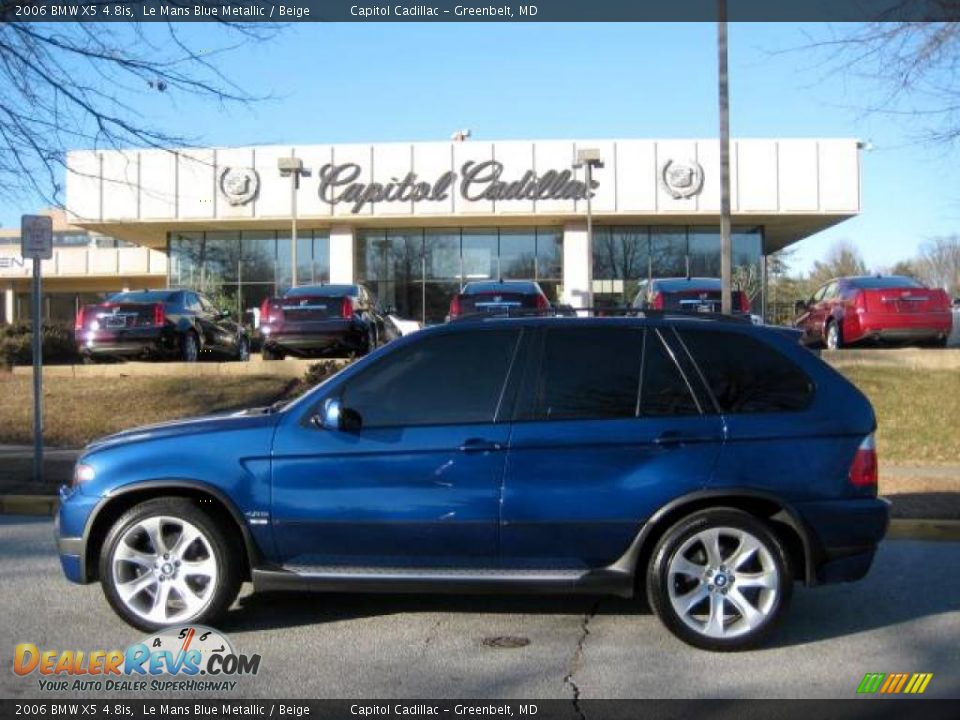 2006 BMW X5 4.8is Le Mans Blue Metallic / Beige Photo #1