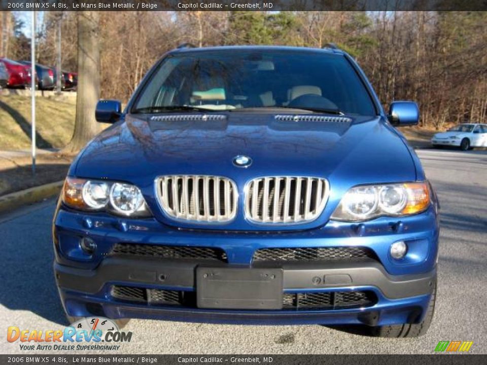 2006 BMW X5 4.8is Le Mans Blue Metallic / Beige Photo #7