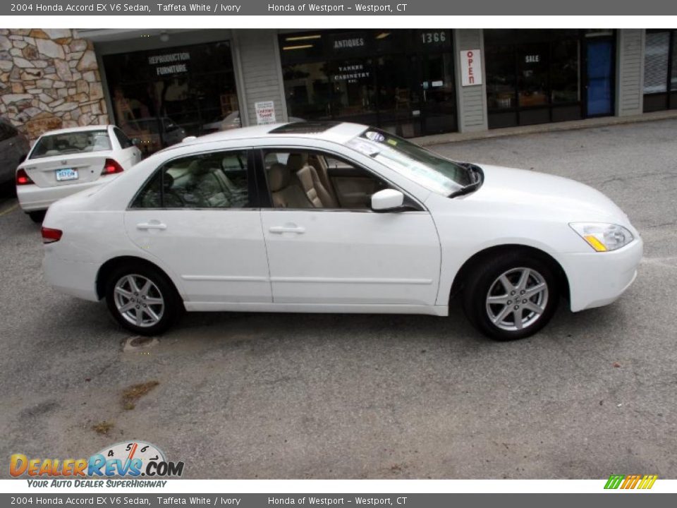 2004 Honda Accord EX V6 Sedan Taffeta White / Ivory Photo #4