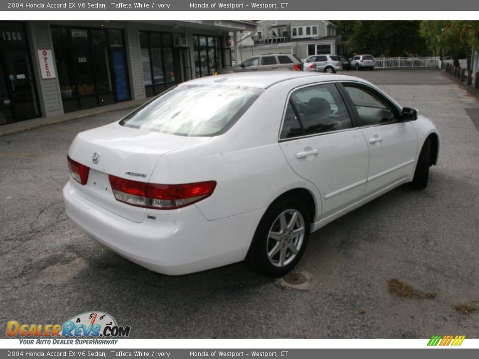 2004 Honda Accord EX V6 Sedan Taffeta White / Ivory Photo #5