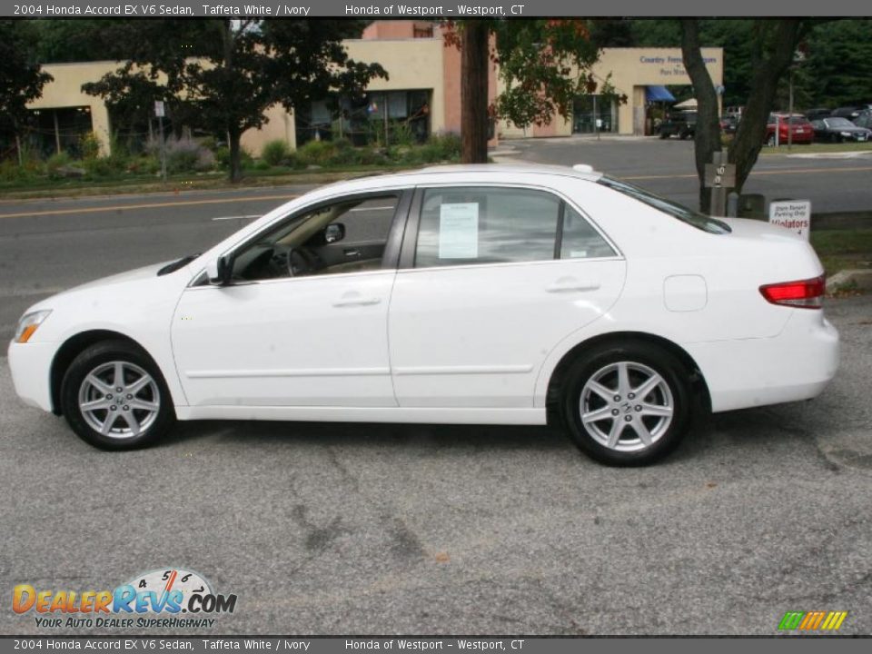 2004 Honda Accord EX V6 Sedan Taffeta White / Ivory Photo #9