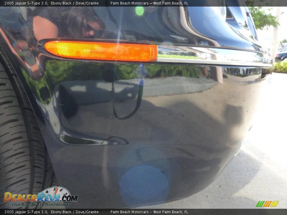 2005 Jaguar S-Type 3.0 Ebony Black / Dove/Granite Photo #3