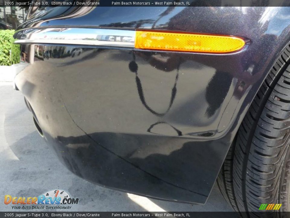 2005 Jaguar S-Type 3.0 Ebony Black / Dove/Granite Photo #4