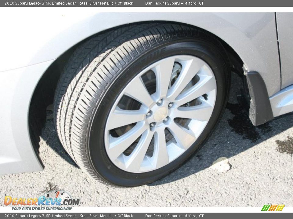 2010 Subaru Legacy 3.6R Limited Sedan Steel Silver Metallic / Off Black Photo #21