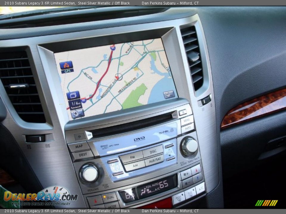 2010 Subaru Legacy 3.6R Limited Sedan Steel Silver Metallic / Off Black Photo #22