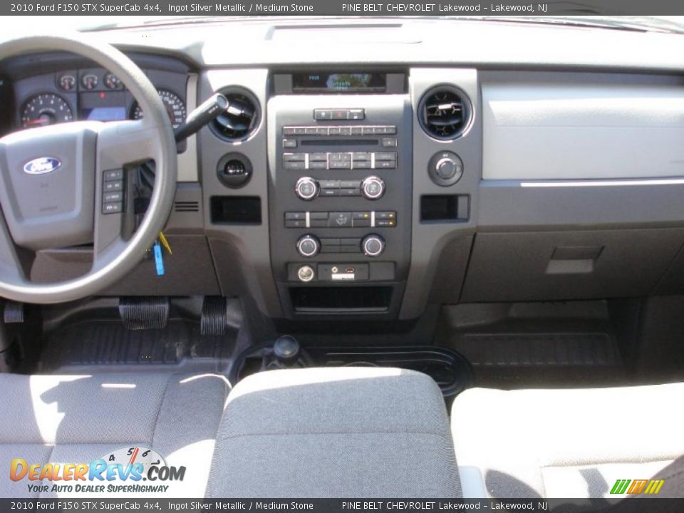 2010 Ford F150 STX SuperCab 4x4 Ingot Silver Metallic / Medium Stone Photo #12