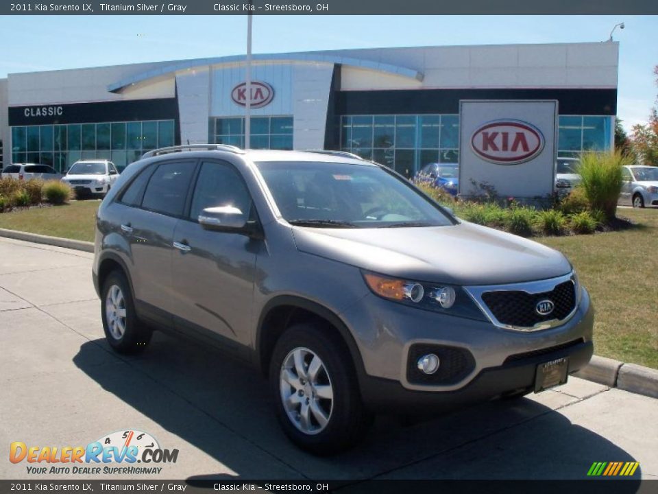 2011 Kia Sorento LX Titanium Silver / Gray Photo #1