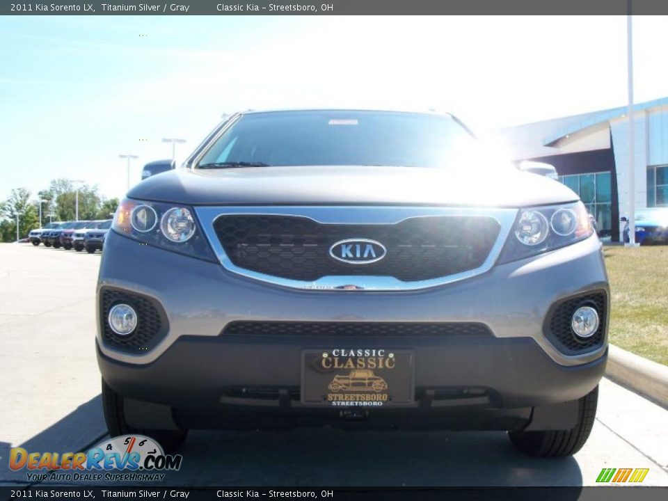 2011 Kia Sorento LX Titanium Silver / Gray Photo #2