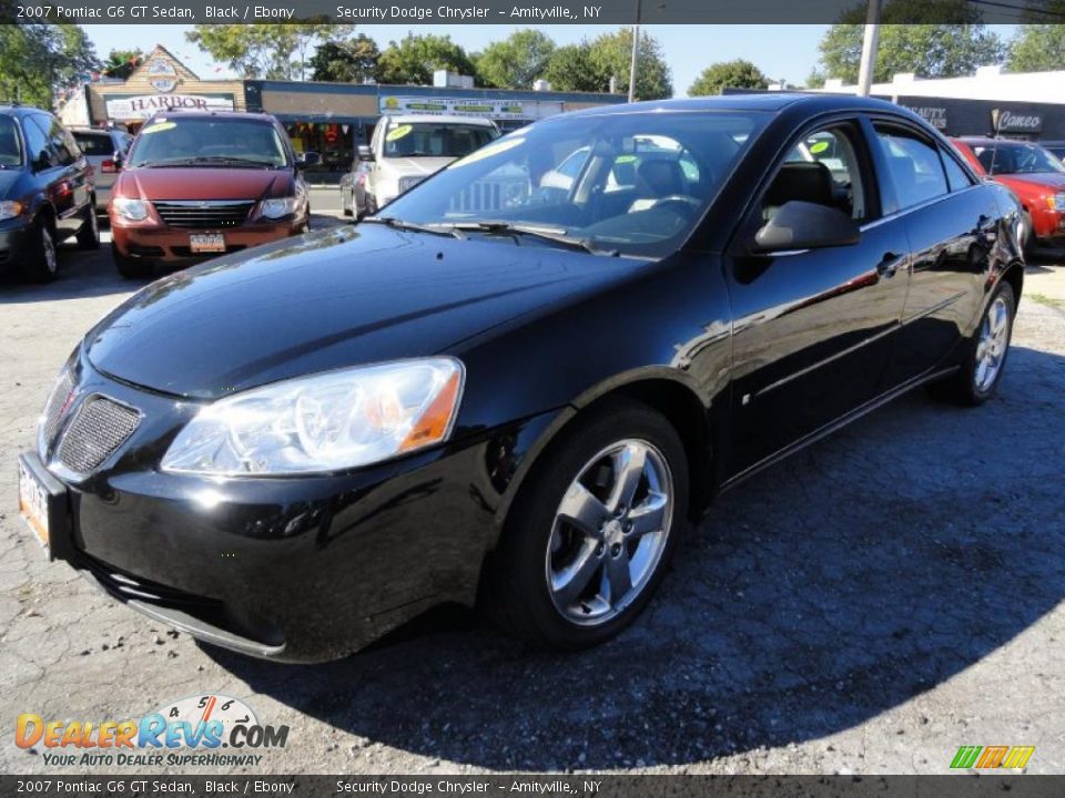 2007 Pontiac G6 GT Sedan Black / Ebony Photo #1