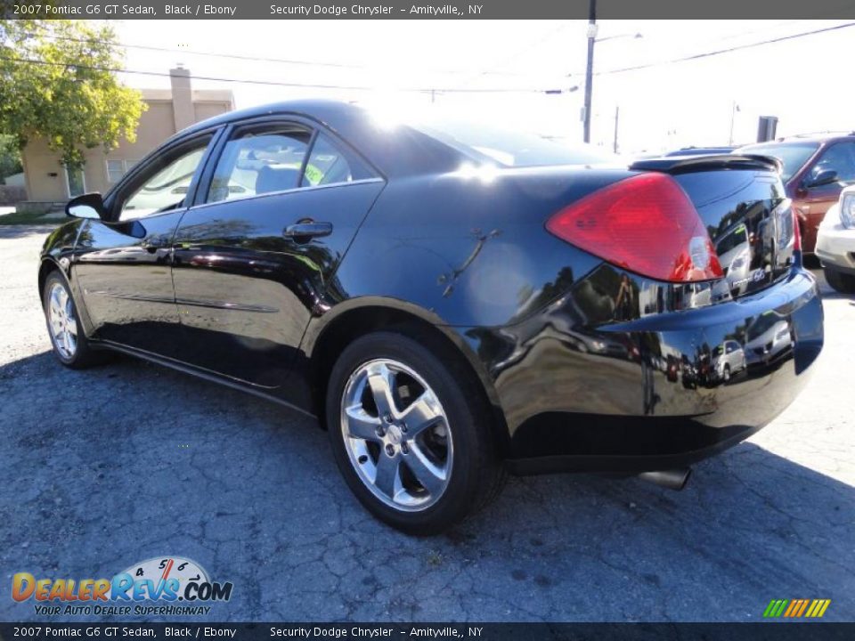 2007 Pontiac G6 GT Sedan Black / Ebony Photo #5