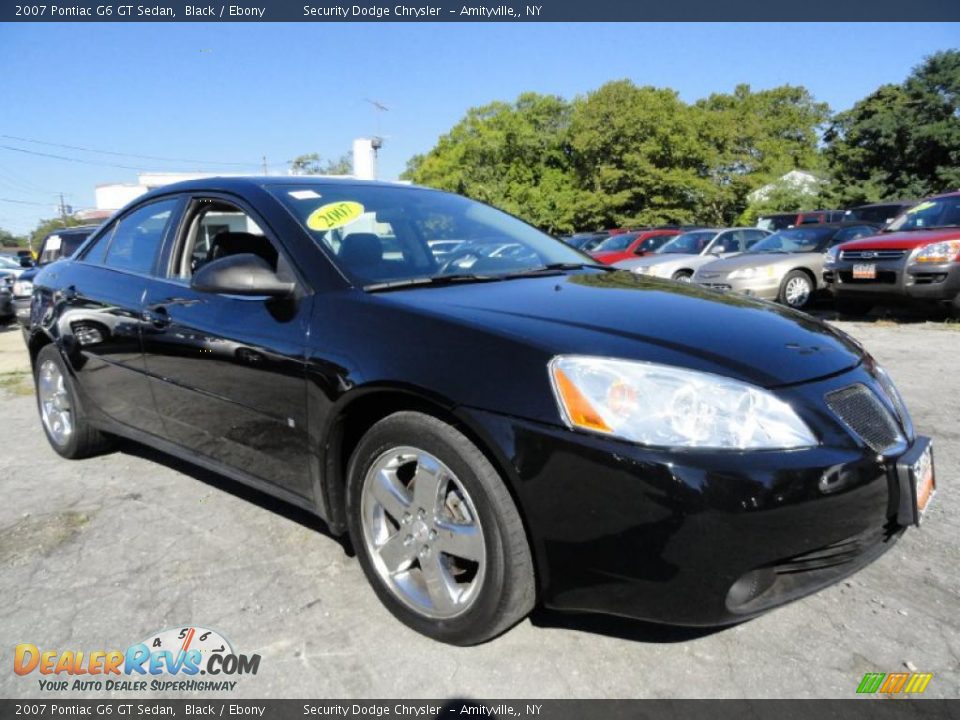 2007 Pontiac G6 GT Sedan Black / Ebony Photo #6