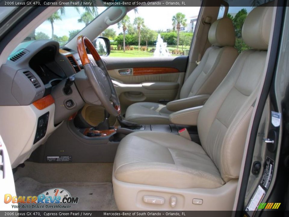 2006 Lexus GX 470 Cypress Green Pearl / Ivory Photo #12