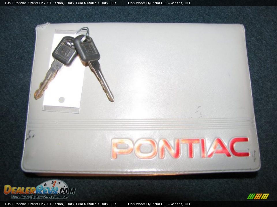1997 Pontiac Grand Prix GT Sedan Dark Teal Metallic / Dark Blue Photo #21