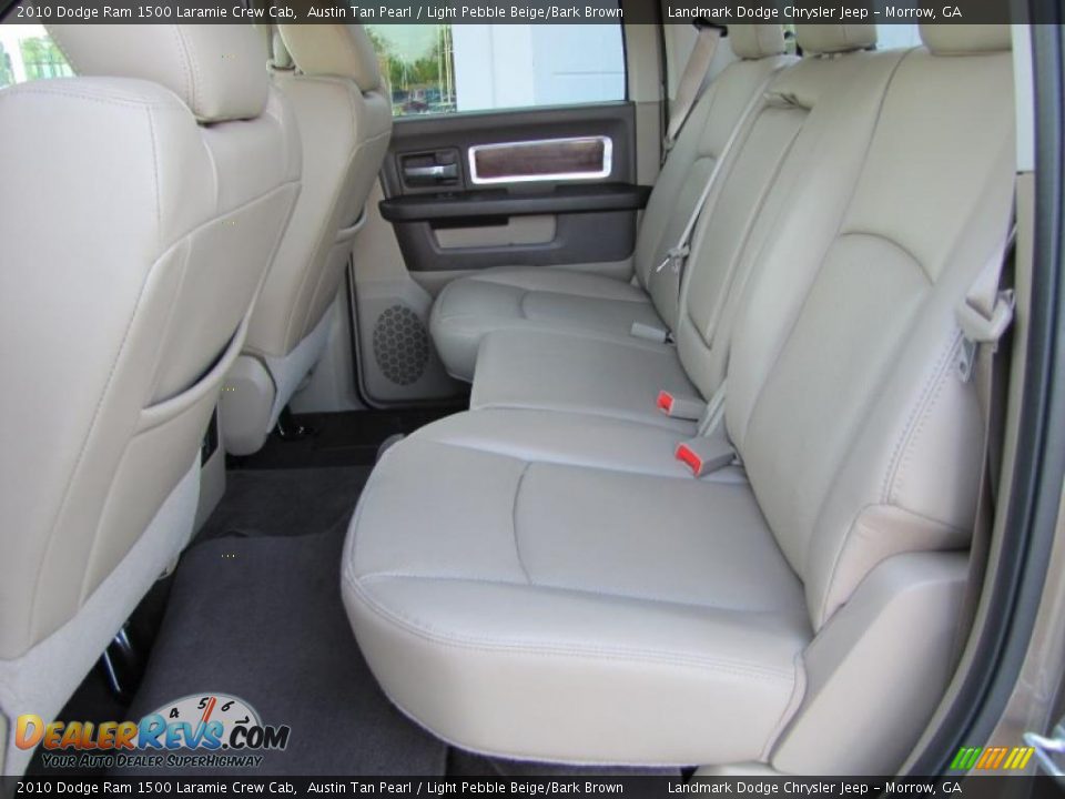 2010 Dodge Ram 1500 Laramie Crew Cab Austin Tan Pearl / Light Pebble Beige/Bark Brown Photo #14