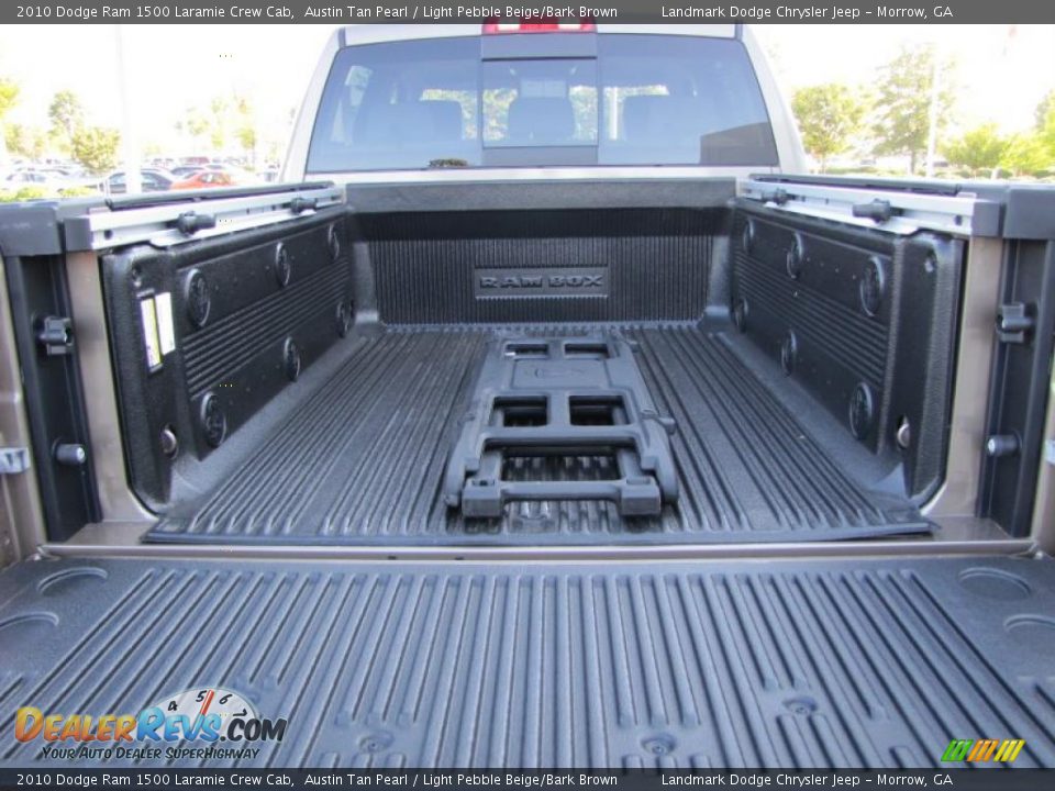 2010 Dodge Ram 1500 Laramie Crew Cab Austin Tan Pearl / Light Pebble Beige/Bark Brown Photo #17