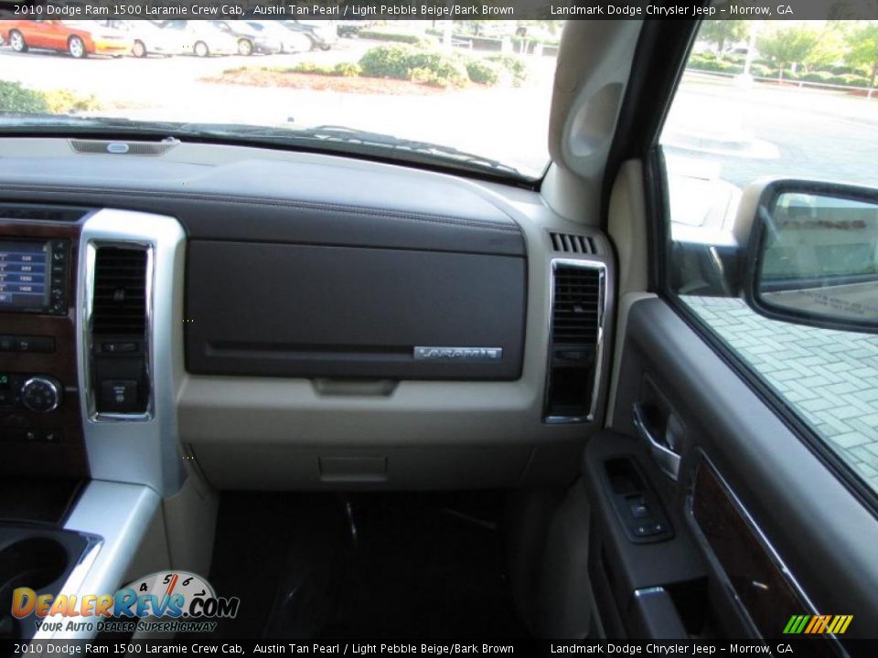 2010 Dodge Ram 1500 Laramie Crew Cab Austin Tan Pearl / Light Pebble Beige/Bark Brown Photo #24