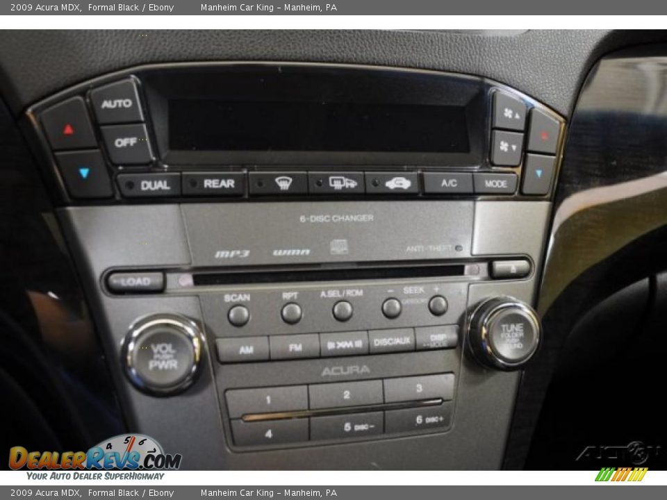 2009 Acura MDX Formal Black / Ebony Photo #8