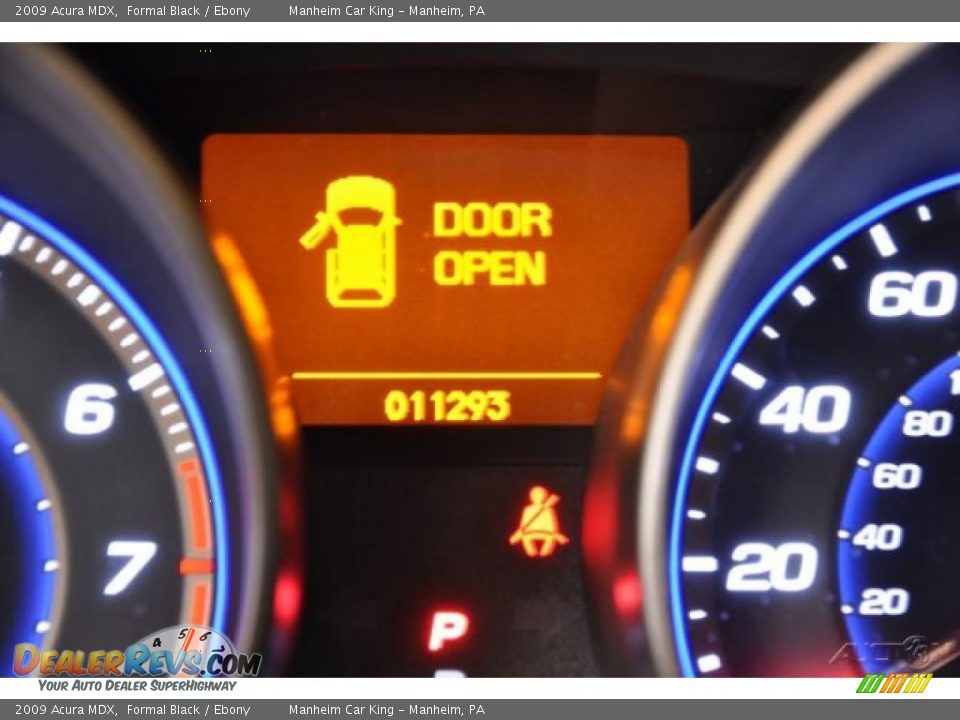 2009 Acura MDX Formal Black / Ebony Photo #9