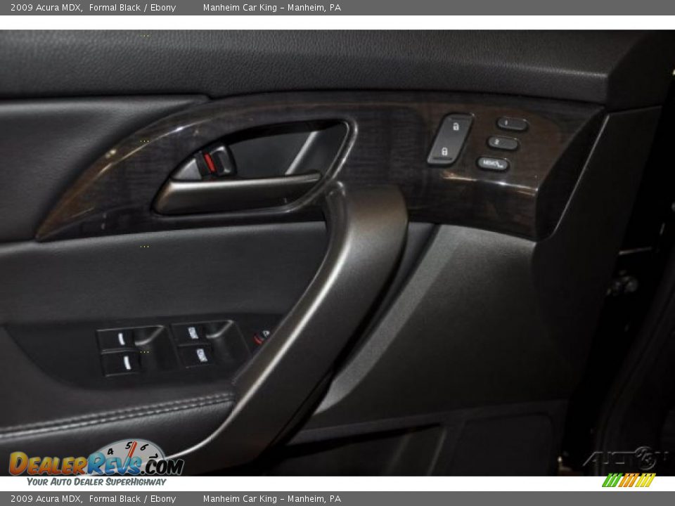 2009 Acura MDX Formal Black / Ebony Photo #12