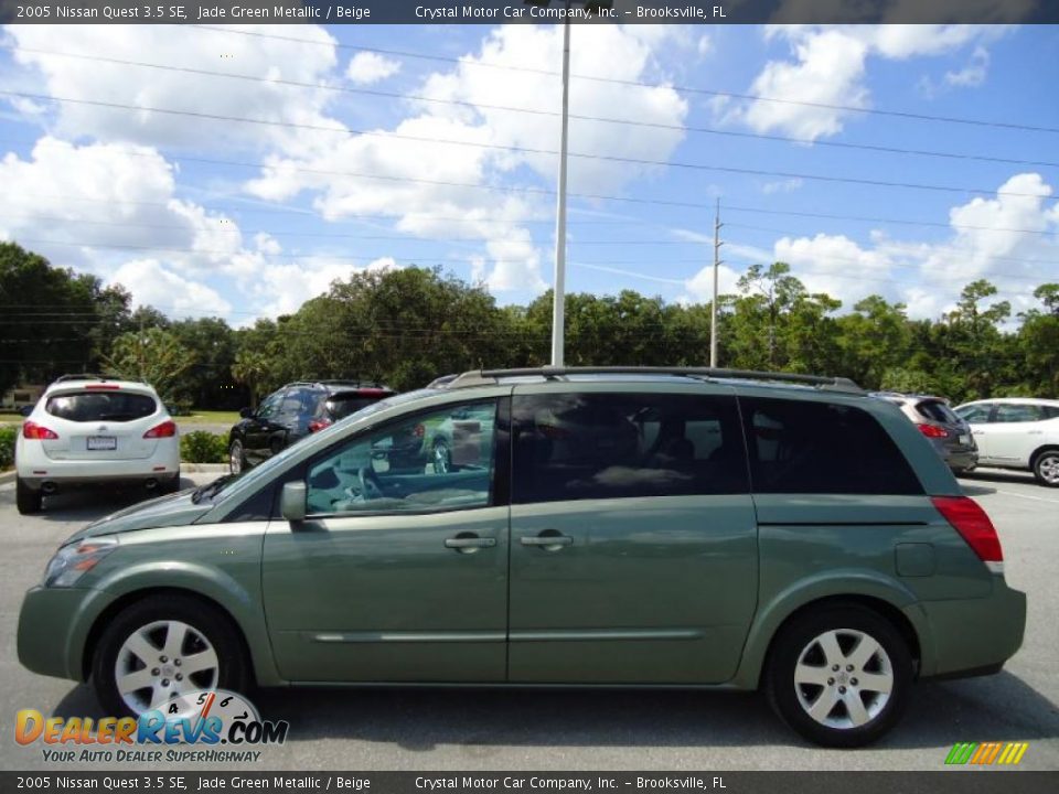 2005 Nissan Quest 3.5 SE Jade Green Metallic / Beige Photo #2