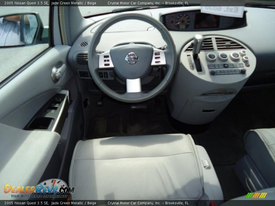 2005 Nissan Quest 3.5 SE Jade Green Metallic / Beige Photo #8
