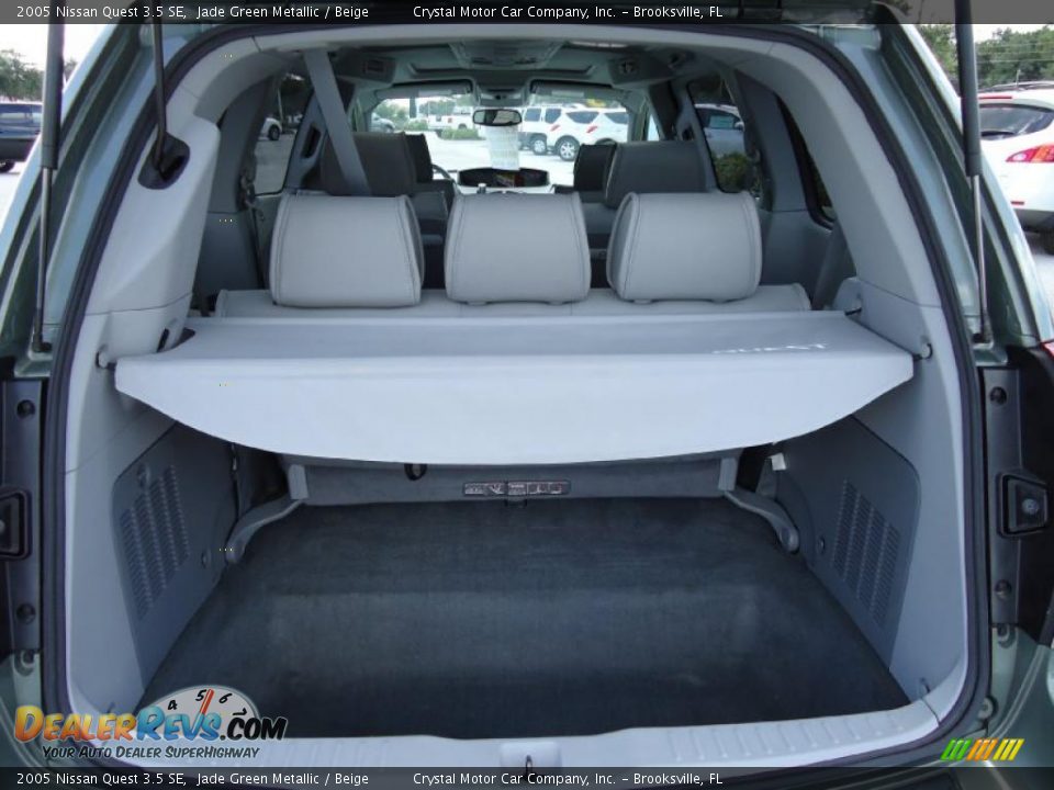2005 Nissan Quest 3.5 SE Jade Green Metallic / Beige Photo #9