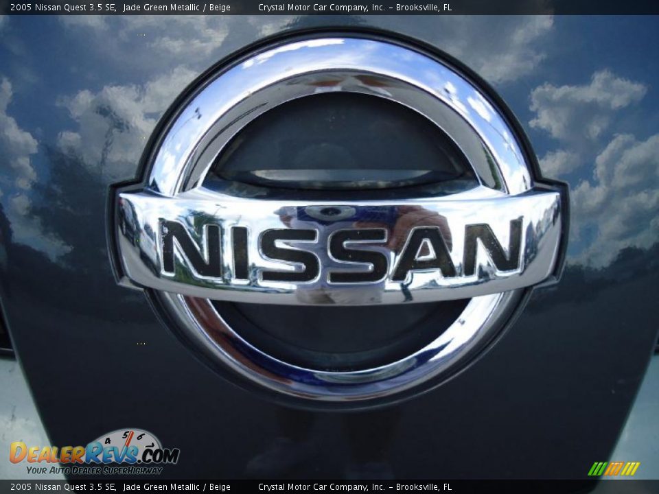 2005 Nissan Quest 3.5 SE Jade Green Metallic / Beige Photo #22