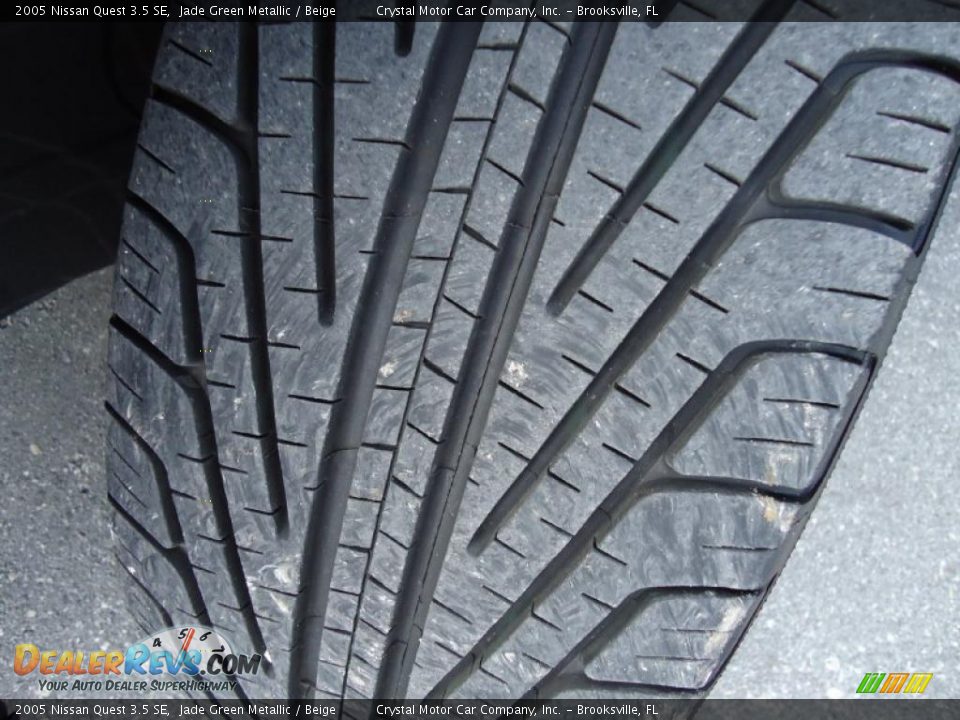 2005 Nissan Quest 3.5 SE Jade Green Metallic / Beige Photo #25
