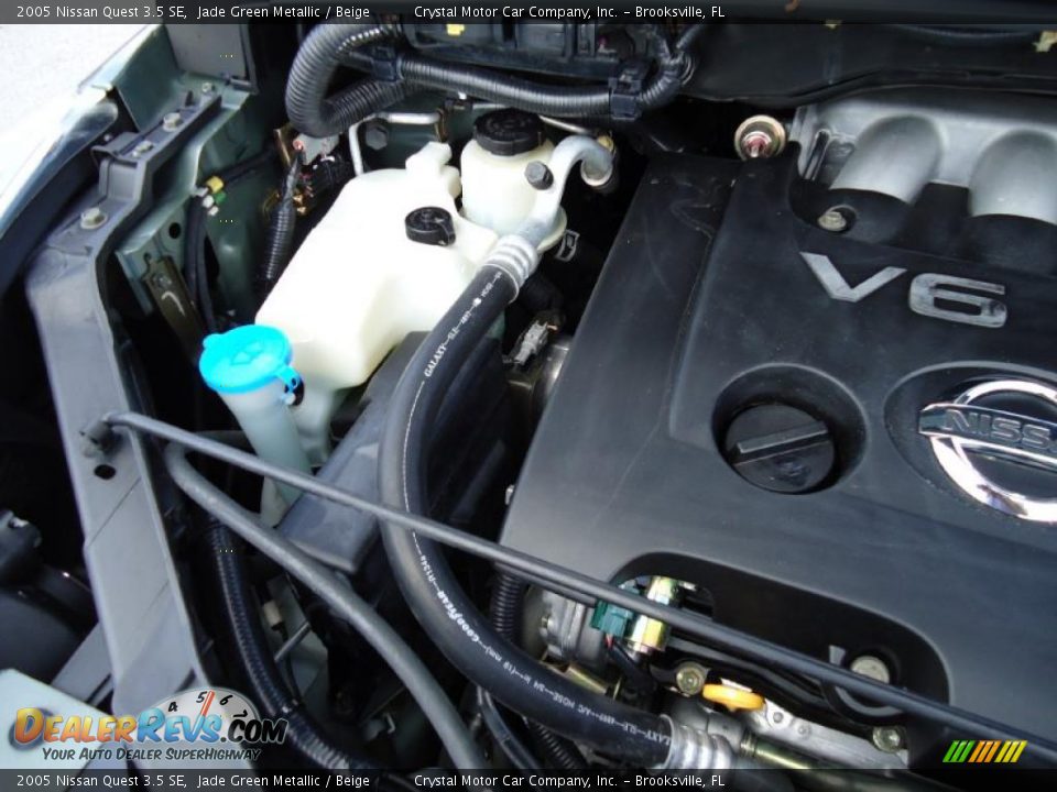 2005 Nissan Quest 3.5 SE Jade Green Metallic / Beige Photo #27