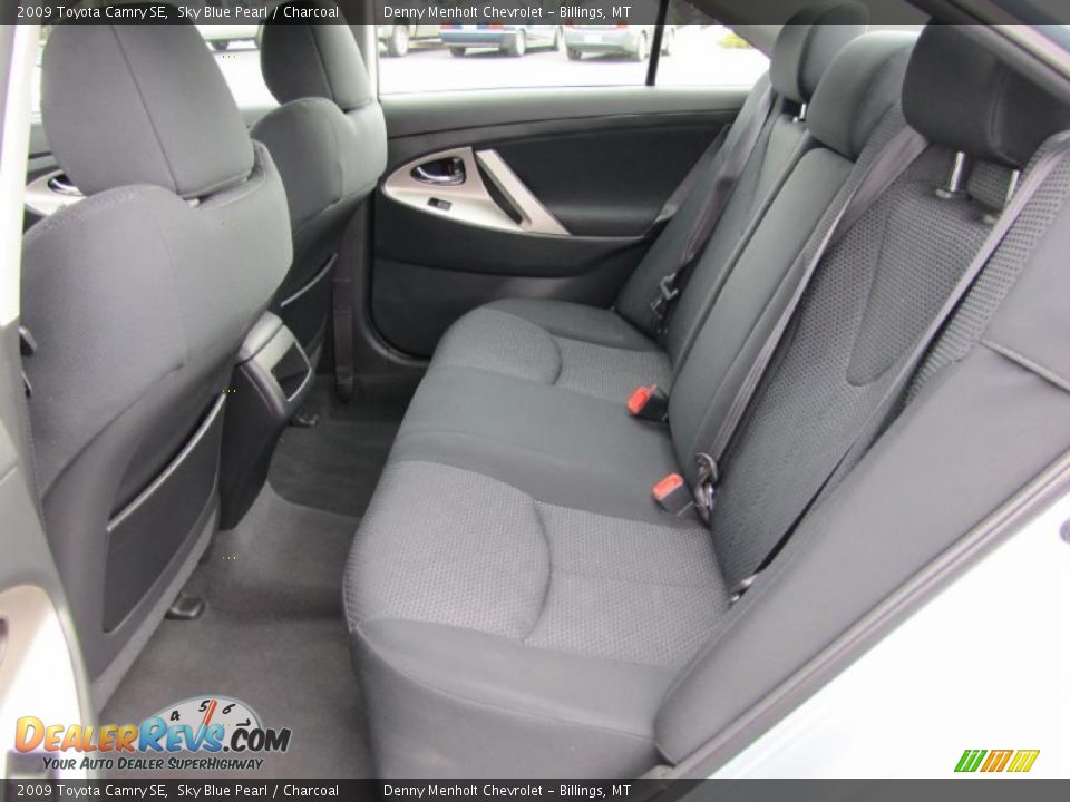 2009 Toyota Camry SE Sky Blue Pearl / Charcoal Photo #5