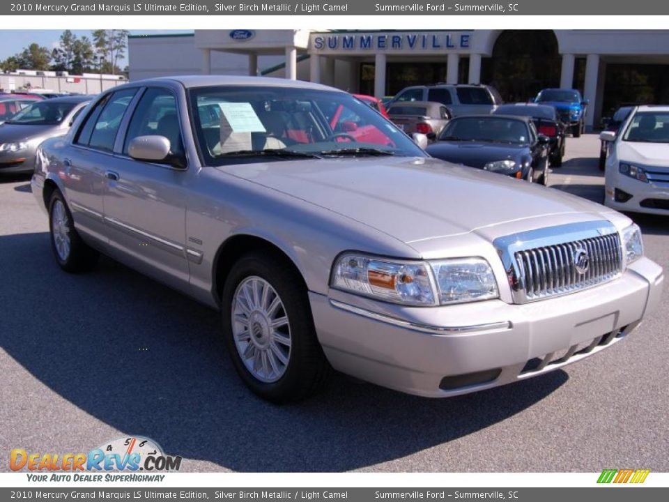 2010 Mercury Grand Marquis LS Ultimate Edition Silver Birch Metallic / Light Camel Photo #1
