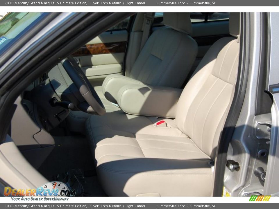 2010 Mercury Grand Marquis LS Ultimate Edition Silver Birch Metallic / Light Camel Photo #5
