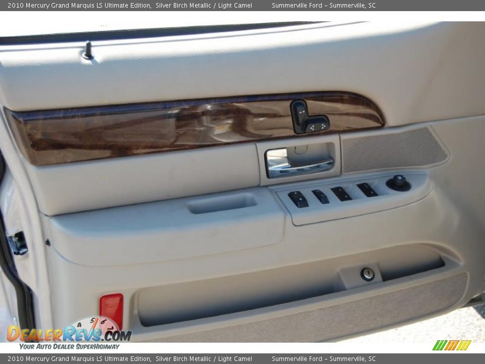 2010 Mercury Grand Marquis LS Ultimate Edition Silver Birch Metallic / Light Camel Photo #6