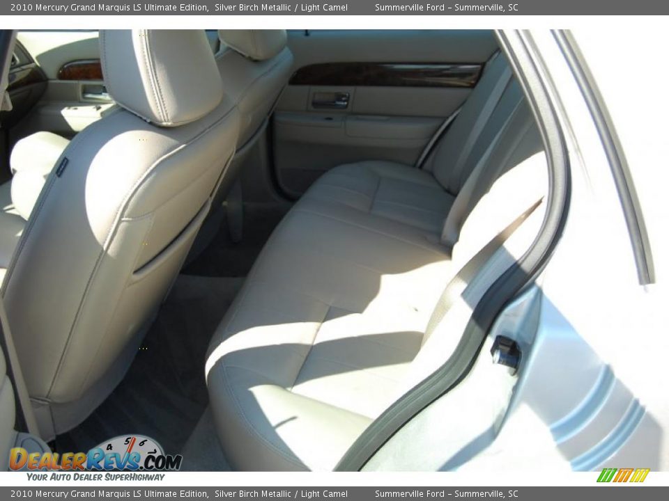 2010 Mercury Grand Marquis LS Ultimate Edition Silver Birch Metallic / Light Camel Photo #7
